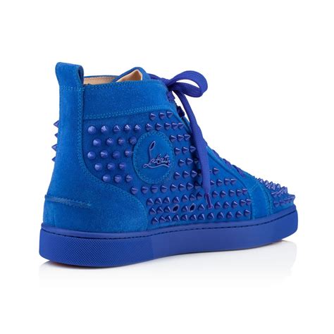 louis vuitton loafers spikes|blue Louboutin sneakers spikes.